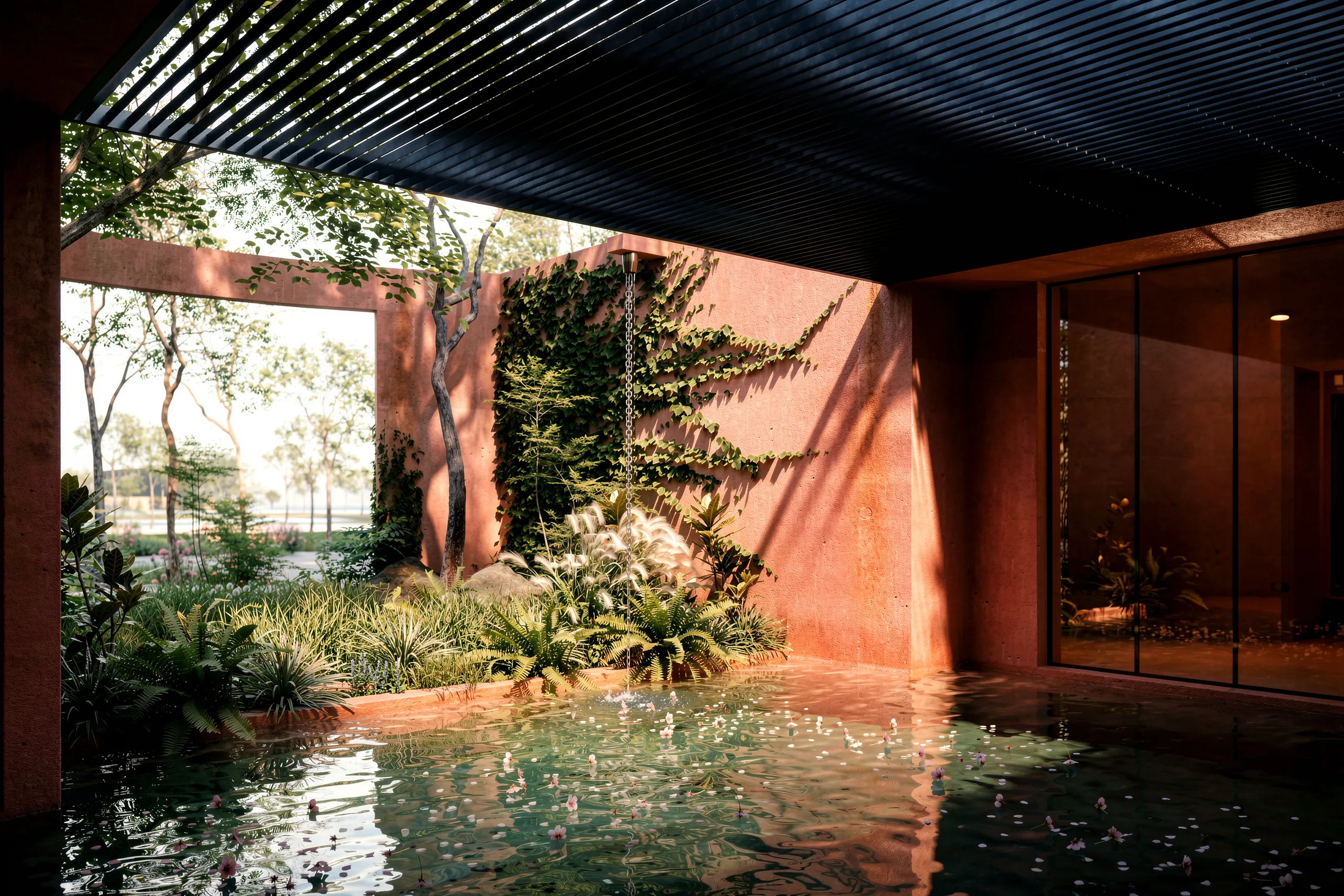 Pool pavilion